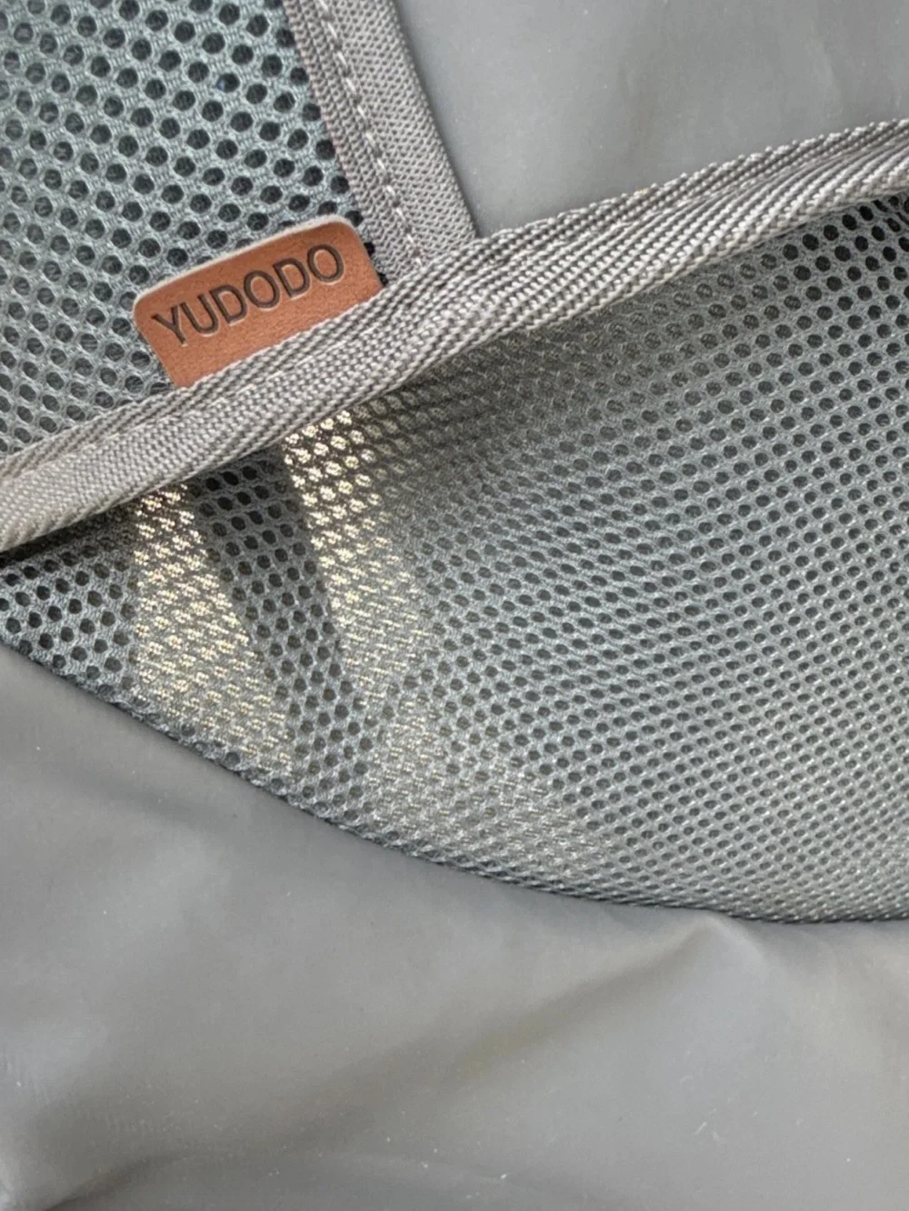 YUDODO New Adjustable Pet Sling Carrier , Neck, collar mesh extras Pink&Gray S